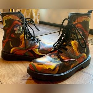 Handcrafted Colorful Vegan Boots